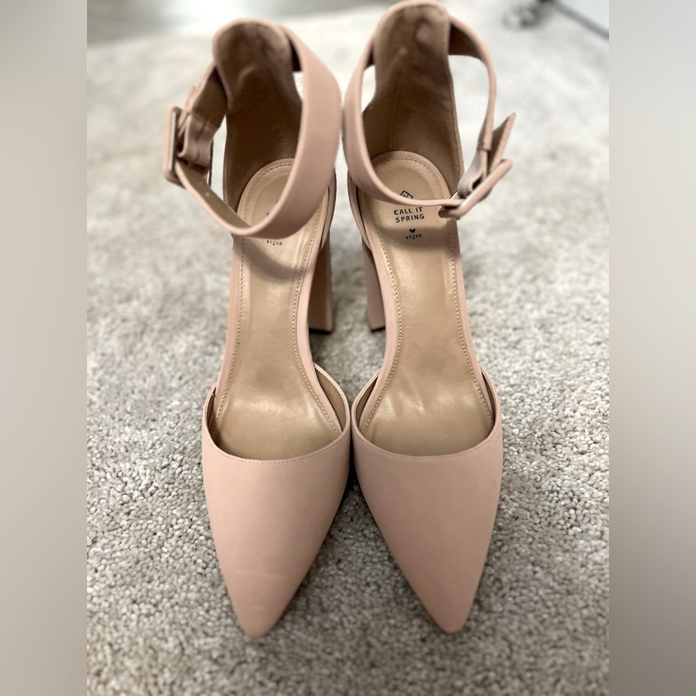 Blush Heels Sz 8.5